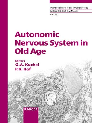 cover image of Autonomic Nervous System in Old Age